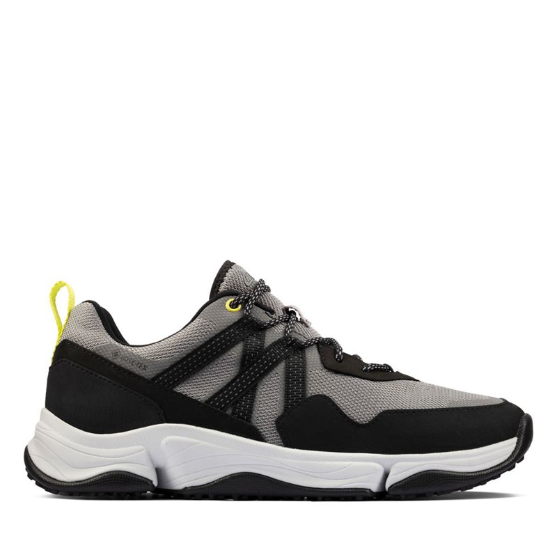 Men's Clarks Tri Path Trek GORE-TEX Sneakers Grey | 59363191