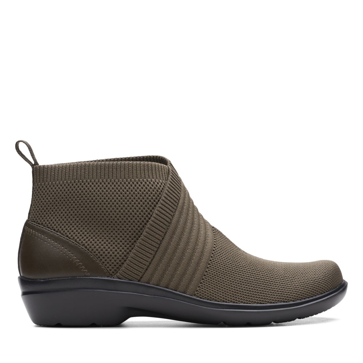 Women's Clarks Sashlyn Mid Ankle Boots Dark Olive | 21490312